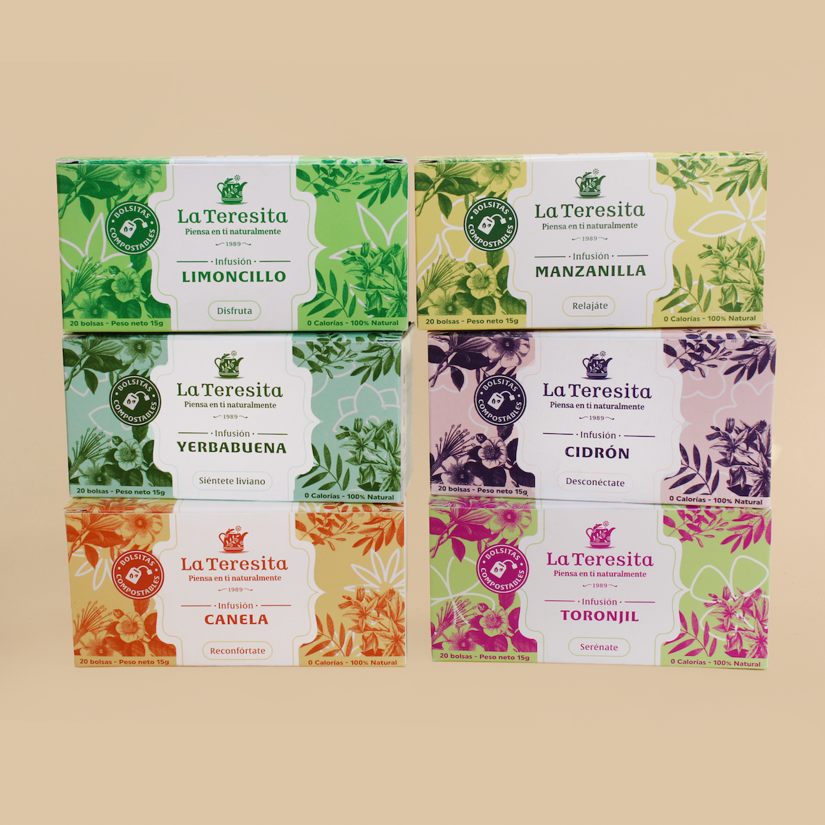 Kit de seis aromáticas tradicionales colombianas